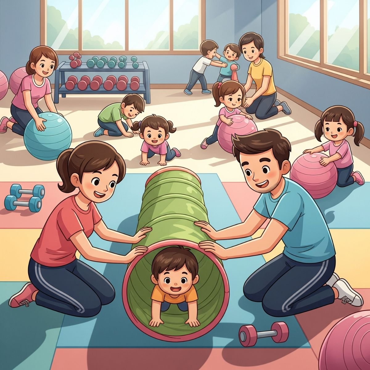 Tělocvičení s písničkami a říkadly