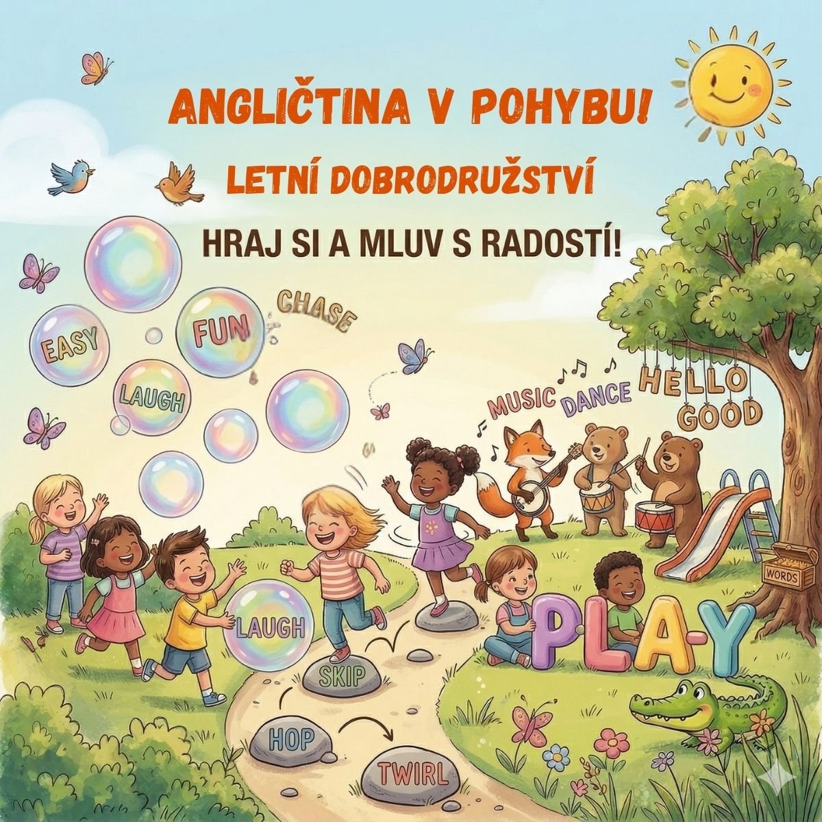 Příměstský tábor v Olomouci: ANGLIČTINA V POHYBU!