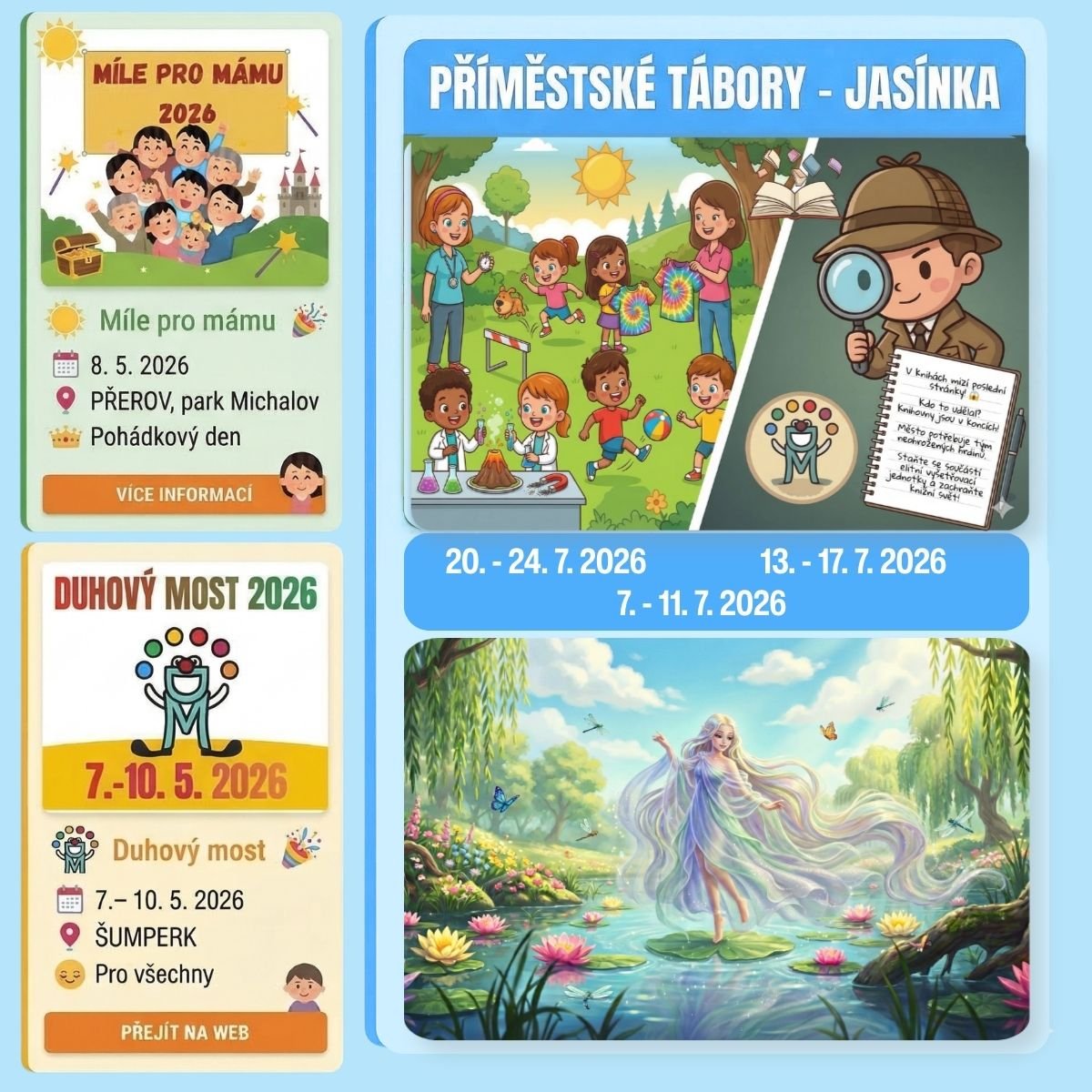 POZVÁNKA NA NADCHÁZEJÍCÍ AKCE