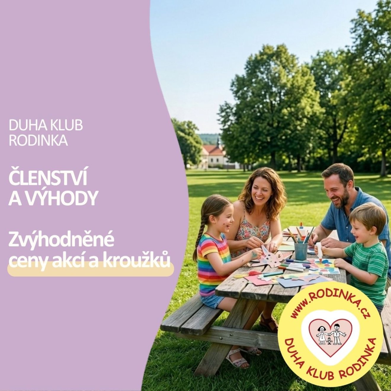 Členství v Duha Klubu Rodinka