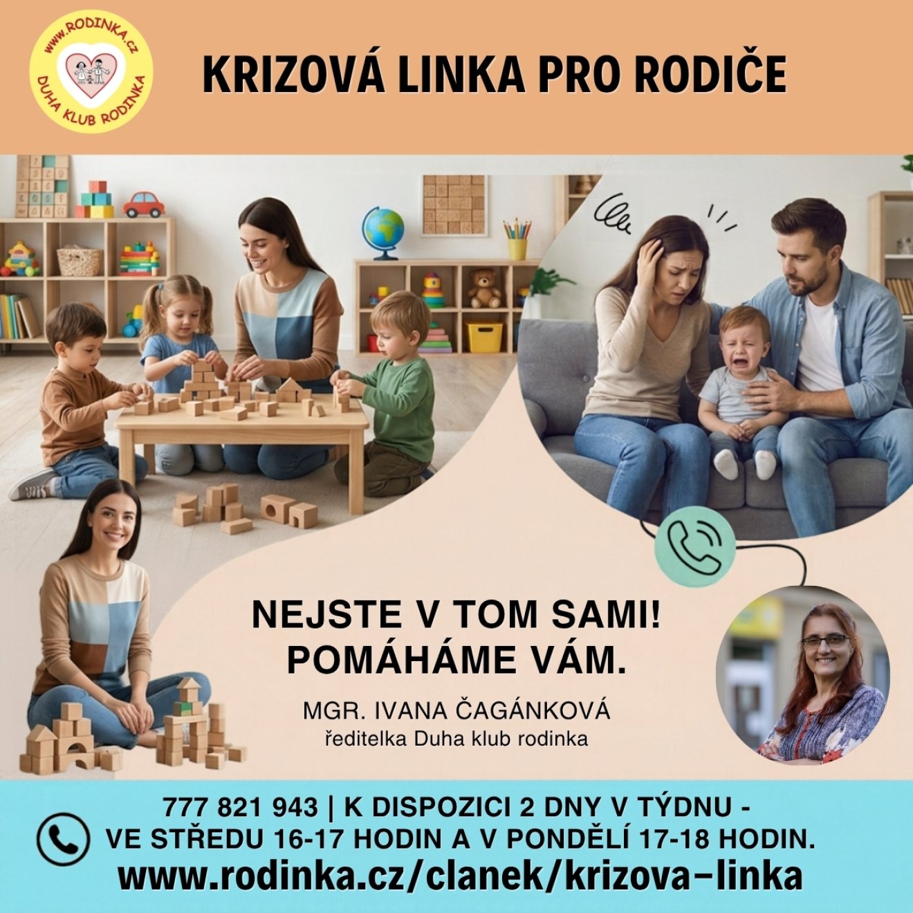 Máte dotaz k výchově či vývoji dítěte? Spustili jsme krizovou linku